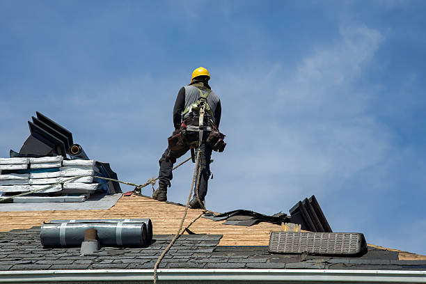 Professional Roof Replacement technician working in Ludlow, MS